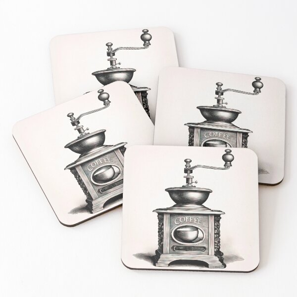 Item preview, Vintage Copper Coffee Grinder Art Print designed and sold by LanaGustavsson.