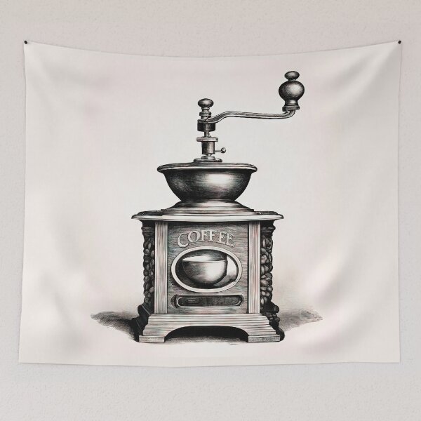 Item preview, Vintage Copper Coffee Grinder Art Print designed and sold by LanaGustavsson.