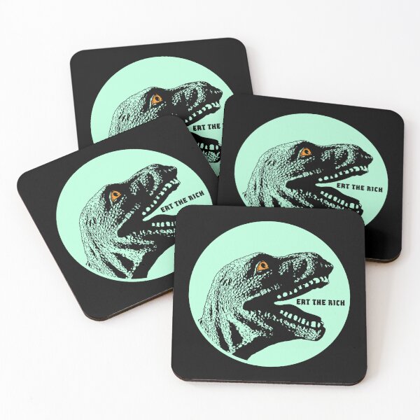 Item preview, EAT THE RICH. PALE GREEN. designed and sold by 5hertz.