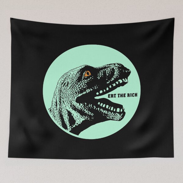 Item preview, EAT THE RICH. PALE GREEN. designed and sold by 5hertz.