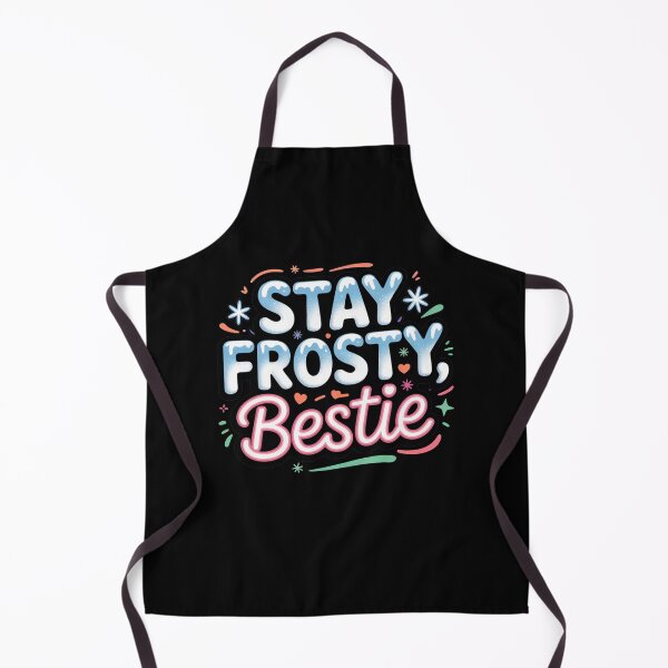 Item preview, Stay Frosty Bestie, funny Gen Z and gen Alpha Christmas designed and sold by NoetherSym.