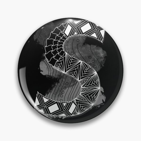 Item preview, Monogram S zen patterns designed and sold by TangleH-art.