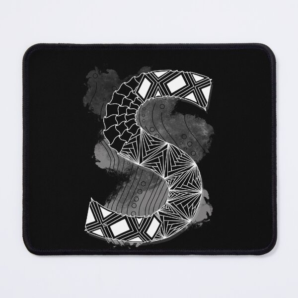 Item preview, Monogram S zen patterns designed and sold by TangleH-art.
