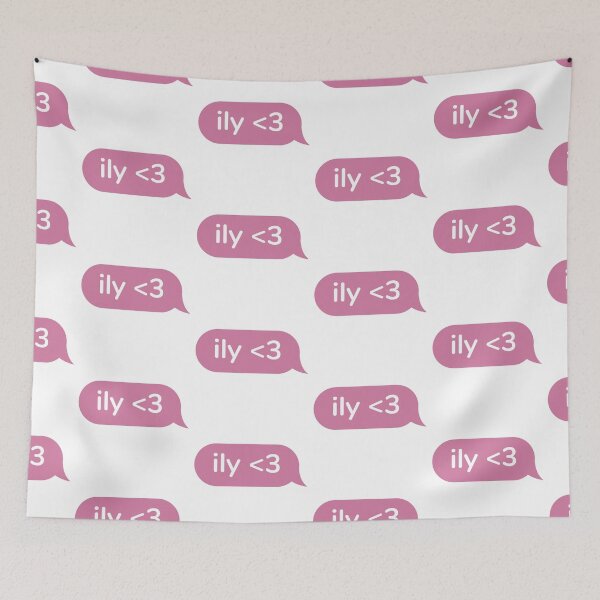 Item preview, ily <3 aesthetic sticker designed and sold by aesthetic-shops.
