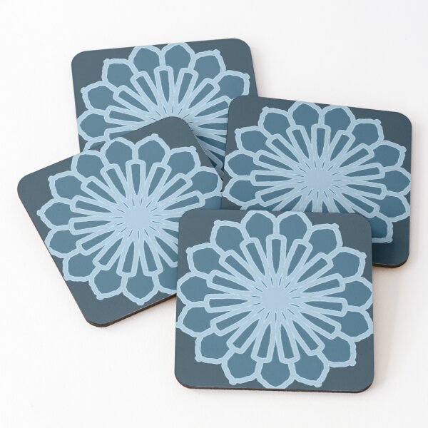 Item preview, Country Blue and Ocean Blue Flower designed and sold by KDStout.