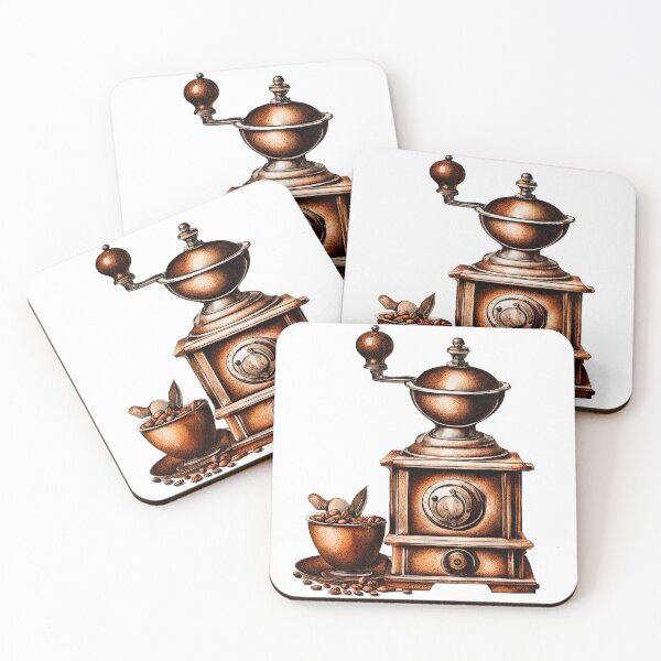 Item preview, Vintage Copper Coffee Grinder Art Print designed and sold by LanaGustavsson.