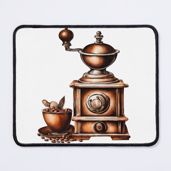 Item preview, Vintage Copper Coffee Grinder Art Print designed and sold by LanaGustavsson.