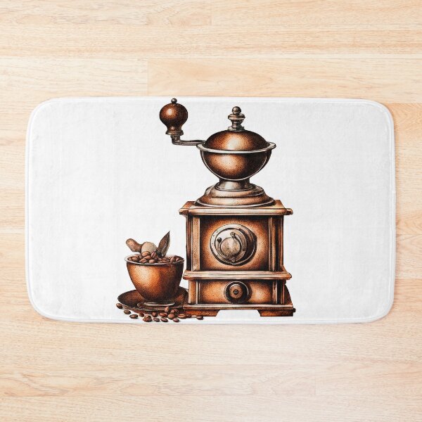 Item preview, Vintage Copper Coffee Grinder Art Print designed and sold by LanaGustavsson.