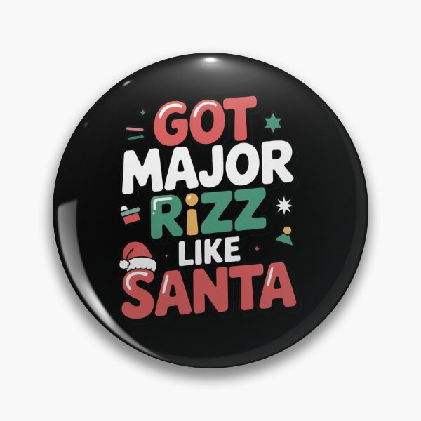 Item preview, Got major Rizz like Santa, funny Gen Z and gen Alpha Christmas designed and sold by NoetherSym.