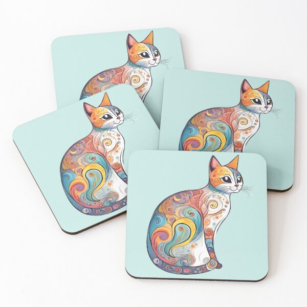 Item preview, Abstract Cat designed and sold by ByNicoleSara.