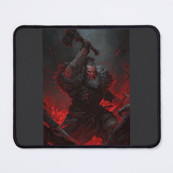 Item preview, “Berserker Fury Warrior – Norse Battle Attack Artwork designed and sold by Mythic Tide.