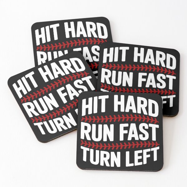 Item preview, Hit Hard Run Fast Turn Left designed and sold by theartfulaspie.