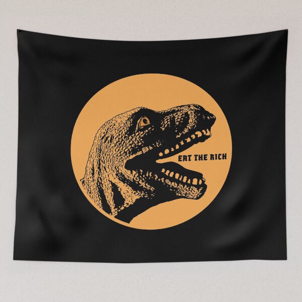 Item preview, EAT THE RICH. PALE ORANGE. designed and sold by 5hertz.