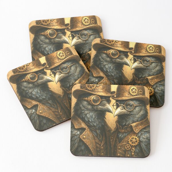Item preview, Crows in steampunk style  designed and sold by Conteceres.