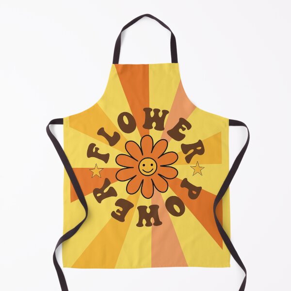 Item preview, Retro 1960s 1970s Hippy Groovy Flower Power Happy Face Daisy designed and sold by RetroMaggie.
