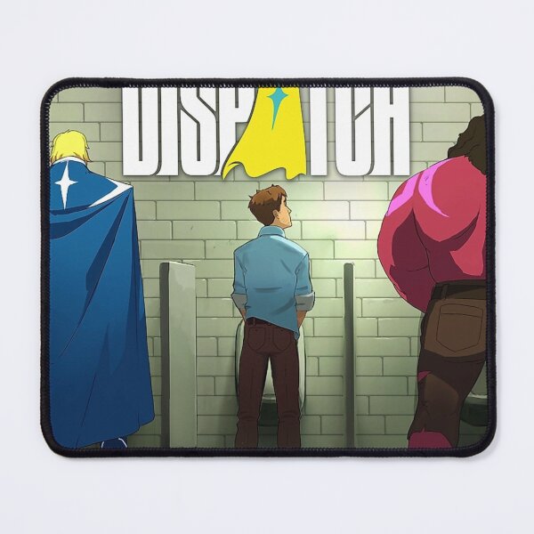 Item preview, Dispatch Superhero Bathroom Break Funny Comic Parody Art designed and sold by zevorgue.