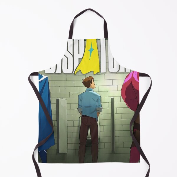 Item preview, Dispatch Superhero Bathroom Break Funny Comic Parody Art designed and sold by zevorgue.