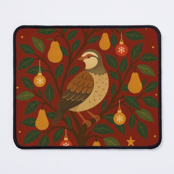 Item preview, A Partridge in a Pear Tree – Classic Christmas Art Print designed and sold by kornkobart.