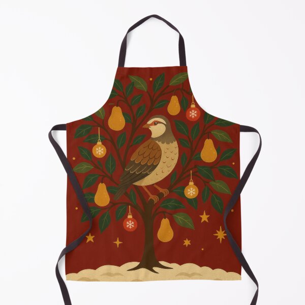 Item preview, A Partridge in a Pear Tree – Classic Christmas Art Print designed and sold by kornkobart.