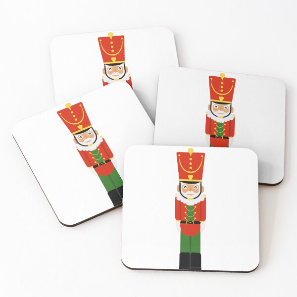 Item preview, Cute Nutcracker Christmas Soldier | Minimalist Holiday Guard Art designed and sold by Studio Bragato Hub.