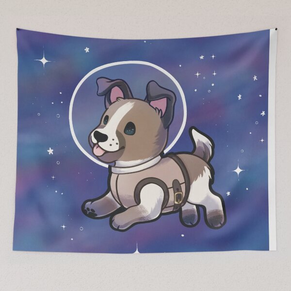 Item preview, Laika the Space Dog designed and sold by Handbreadth Designs.