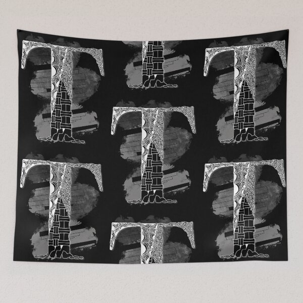 Item preview, Monogram T zen patterns designed and sold by TangleH-art.