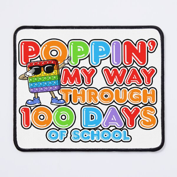 Item preview, Poppin’ My Way Through 100 Days of School – Fun Pop-It School Design designed and sold by JA World - Art & Design.