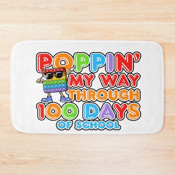 Item preview, Poppin’ My Way Through 100 Days of School – Fun Pop-It School Design designed and sold by JA World - Art & Design.
