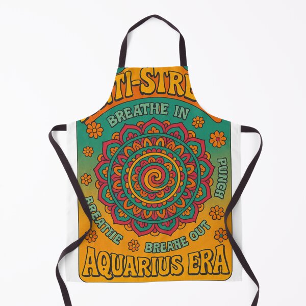 Item preview, Aquarius Era Anti-Stress Mandala – Psychedelic Retro Design designed and sold by Czerkiz.