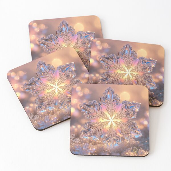 Item preview, Dawn Diamond Snowflake | 夜明けのダイヤモンド雪 designed and sold by CamillaCreation.