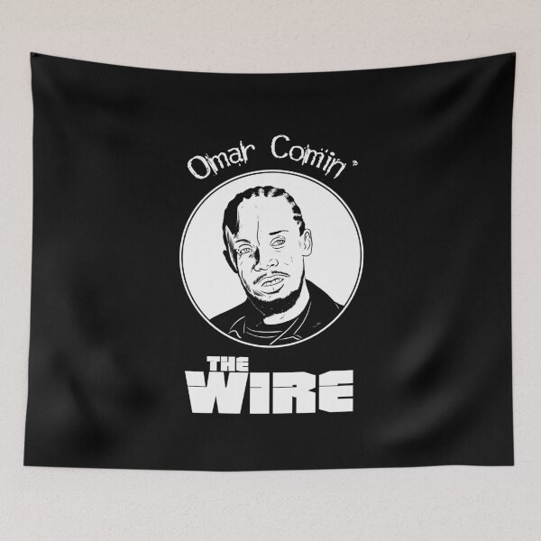 Item preview, Omar Comin'  - The Wire designed and sold by blacksnowcomics.