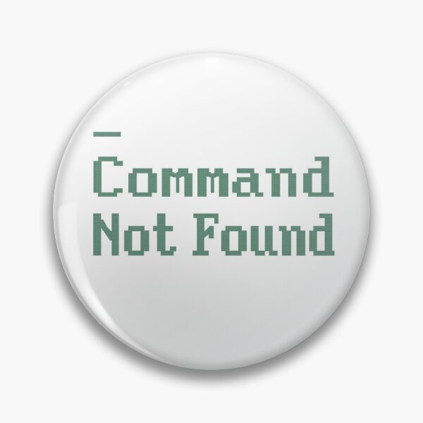 Item preview, Command Not Found Retro Terminal Error Pixel Art Funny Geek Humor designed and sold by AOG-DESIGNS.