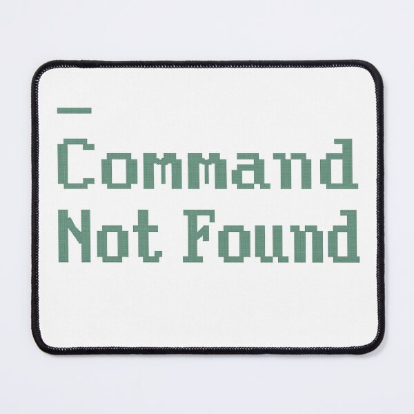 Item preview, Command Not Found Retro Terminal Error Pixel Art Funny Geek Humor designed and sold by AOG-DESIGNS.
