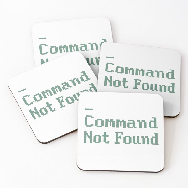 Item preview, Command Not Found Retro Terminal Error Pixel Art Funny Geek Humor designed and sold by AOG-DESIGNS.