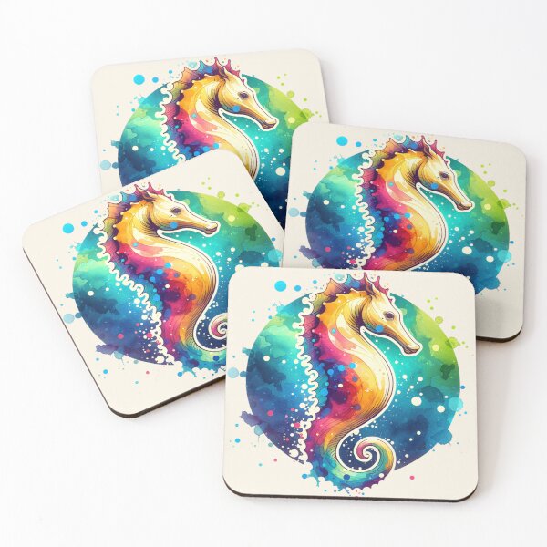 Item preview, Cute Watercolor Sea Horse designed and sold by ByNicoleSara.