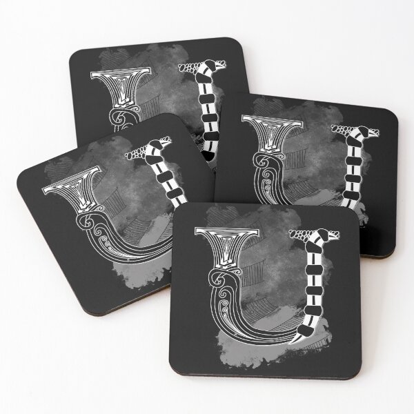 Item preview, Monogram U zen patterns designed and sold by TangleH-art.