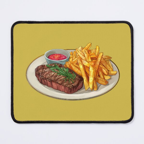 Item preview, Grilled Steak and Fries designed and sold by sakurashorty.