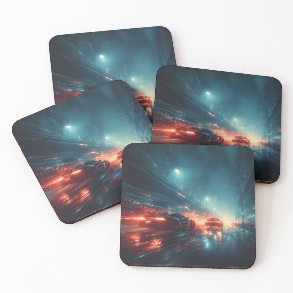 Item preview, Velocity of Neon Echoes designed and sold by oanaunciuleanu.