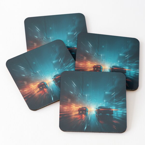 Item preview, Velocity of Neon Echoes designed and sold by oanaunciuleanu.