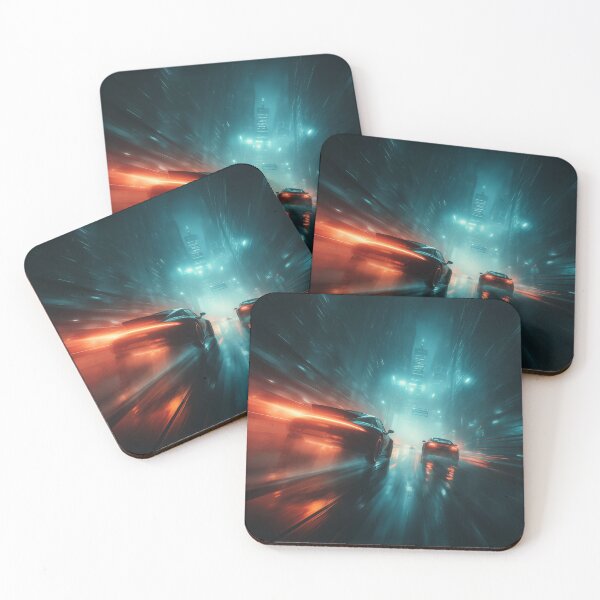 Item preview, Velocity of Neon Echoes designed and sold by oanaunciuleanu.