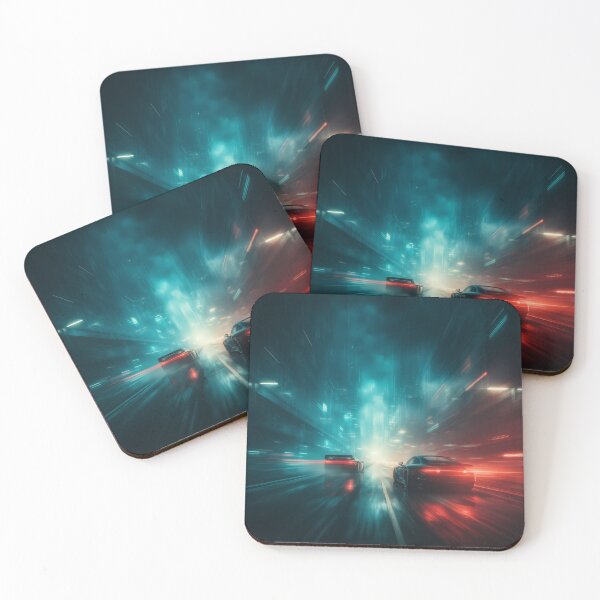 Item preview, Velocity of Neon Echoes designed and sold by oanaunciuleanu.