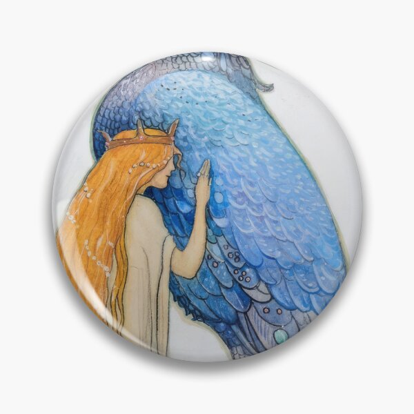 Item preview, John Bauer Blue Bird Princess Vintage Illustration designed and sold by TeeARTHY.