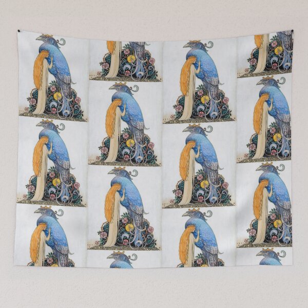 Artikelvorschau, John Bauer Blue Bird Princess Vintage Illustration entworfen und verkauft von TeeARTHY.