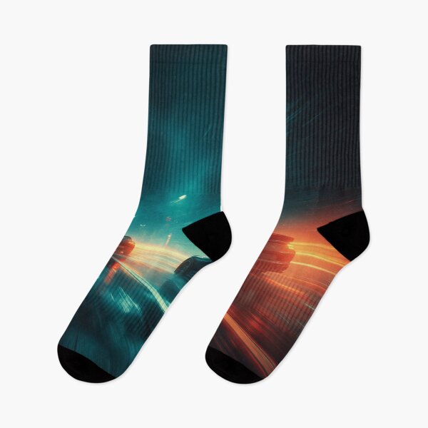 Item preview, Velocity of Neon Echoes designed and sold by oanaunciuleanu.