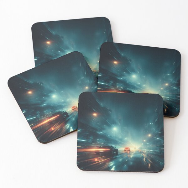 Item preview, Velocity of Neon Echoes designed and sold by oanaunciuleanu.