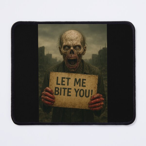 Item preview, Walker/ zombie Let me bite you (oil paint version) designed and sold by WednesdayAndYou.