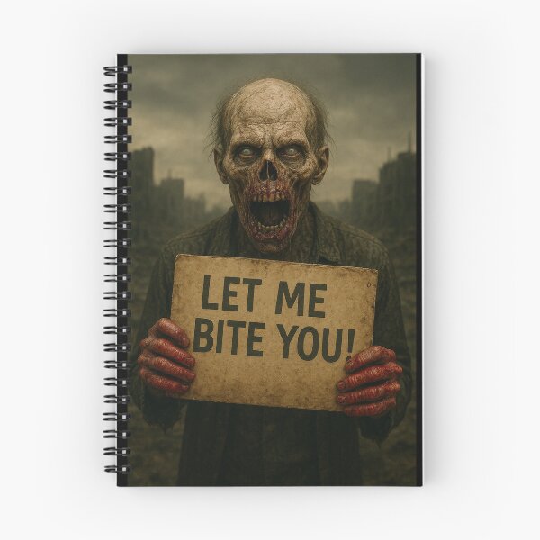 Item preview, Walker/ zombie Let me bite you (oil paint version) designed and sold by WednesdayAndYou.
