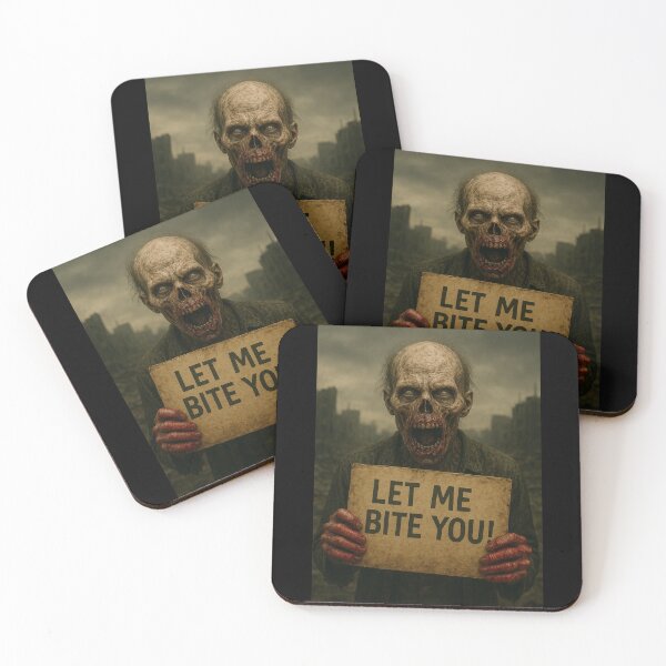 Item preview, Walker/ zombie Let me bite you (oil paint version) designed and sold by WednesdayAndYou.