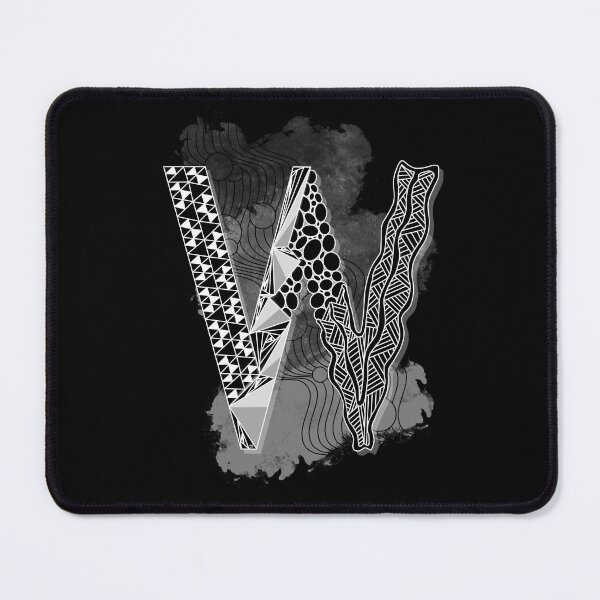 Item preview, Monogram W zen patterns designed and sold by TangleH-art.