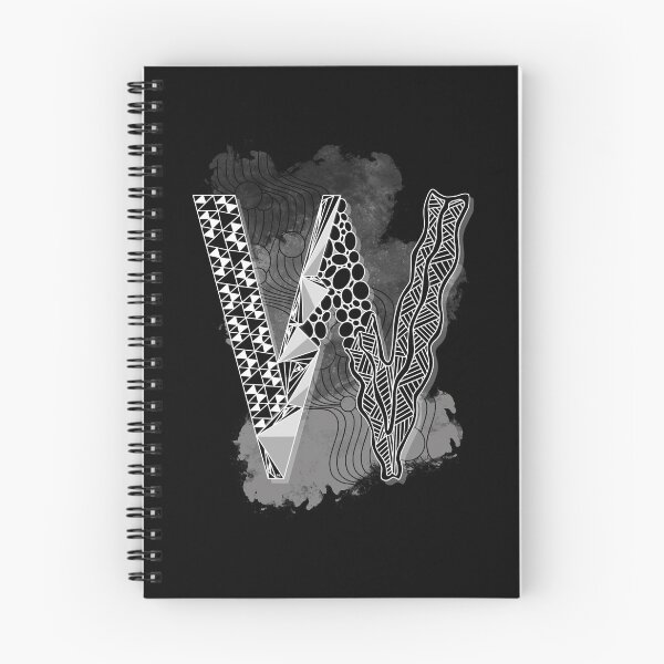 Item preview, Monogram W zen patterns designed and sold by TangleH-art.